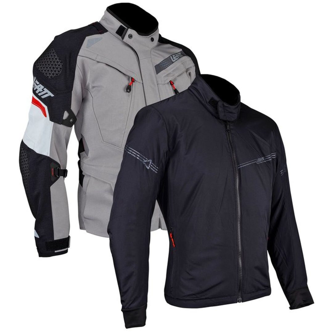 MC-Jacka ADV DriTour 7.5 Grå Leatt M / US40 / EU50 – bild 13