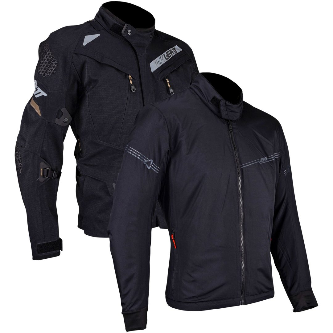 MC-Jacka ADV DriTour 7.5 Svart/Grå Leatt M / US40 / EU50 – bild 3