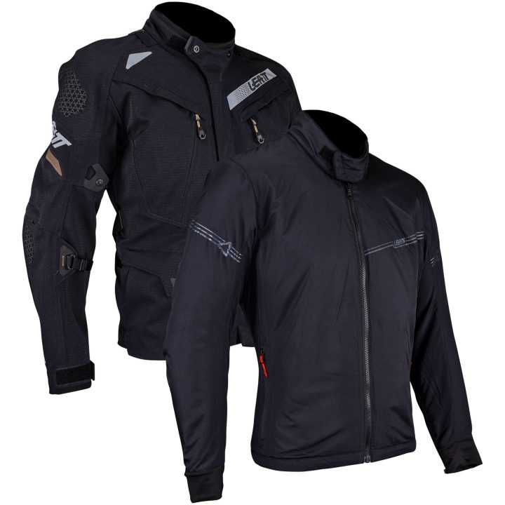 MC-Jacka ADV DriTour 7.5 Svart/Grå Leatt M / US40 / EU50 – bild 3