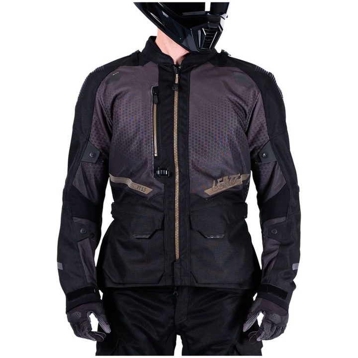 MC-Jacka ADV FlowTour 5.5 Svart/Grå Leatt M / US40 / EU50 – bild 11