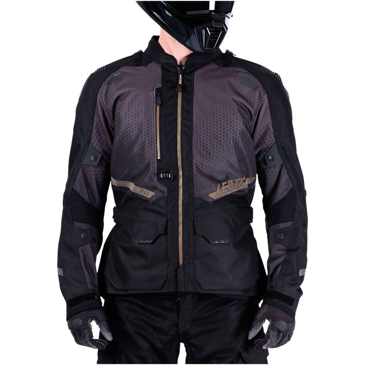 MC-Jacka ADV FlowTour 5.5 Svart/Grå Leatt M / US40 / EU50 – bild 8