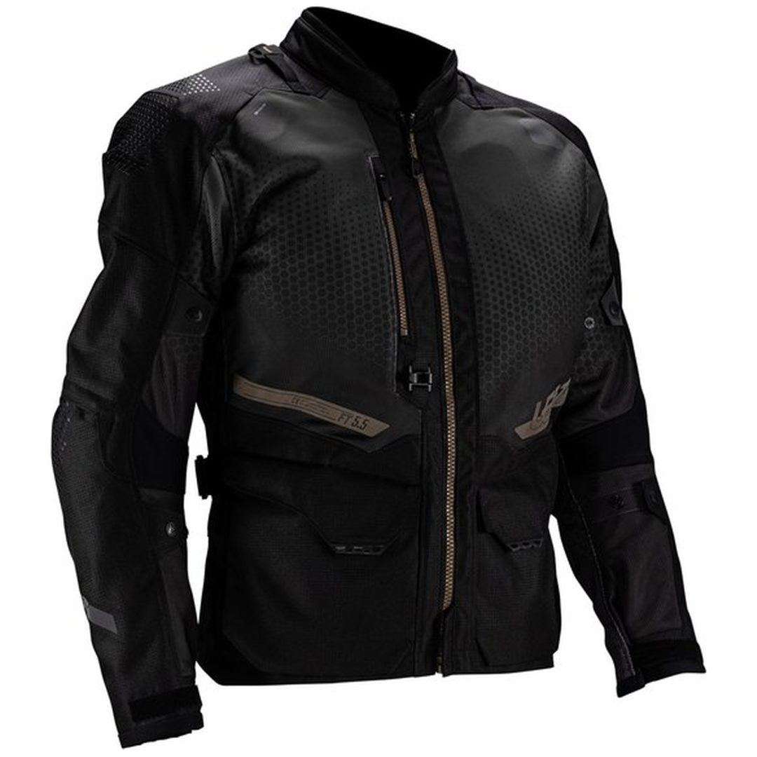 MC-Jacka ADV FlowTour 5.5 Svart/Grå Leatt M / US40 / EU50 – bild 9