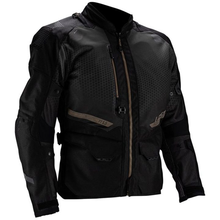 MC-Jacka ADV FlowTour 5.5 Svart/Grå Leatt M / US40 / EU50 – bild 9