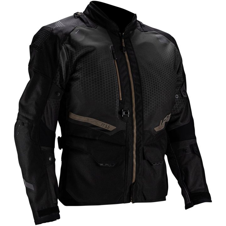 MC-Jacka ADV FlowTour 5.5 Svart/Grå Leatt M / US40 / EU50 – bild 2