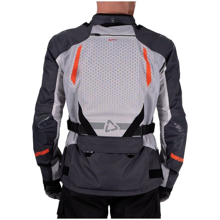MC-Jacka ADV FlowTour 5.5 Textil Grå Leatt M / US40 / EU50 – bild 12
