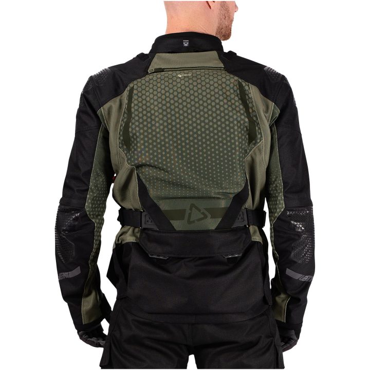 MC-Jacka ADV FlowTour 5.5 Textil Grön Leatt XXL / US46 / EU56 – bild 7