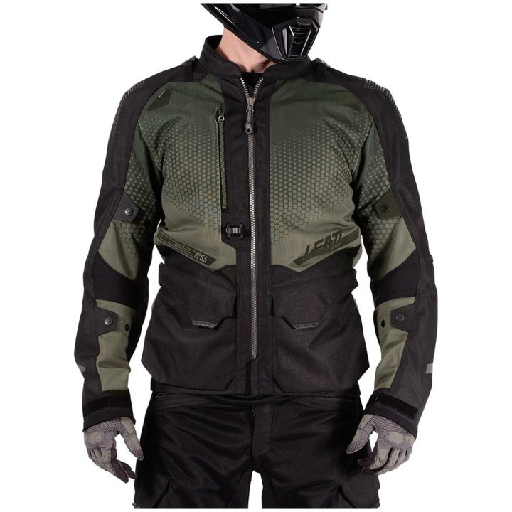 MC-Jacka ADV FlowTour 5.5 Textil Grön Leatt XXL / US46 / EU56 – bild 10
