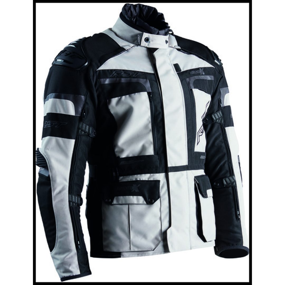 MC-Jacka Adventure-X Silver/Svart RST s