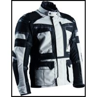 MC-Jacka Adventure-X Silver/Svart RST