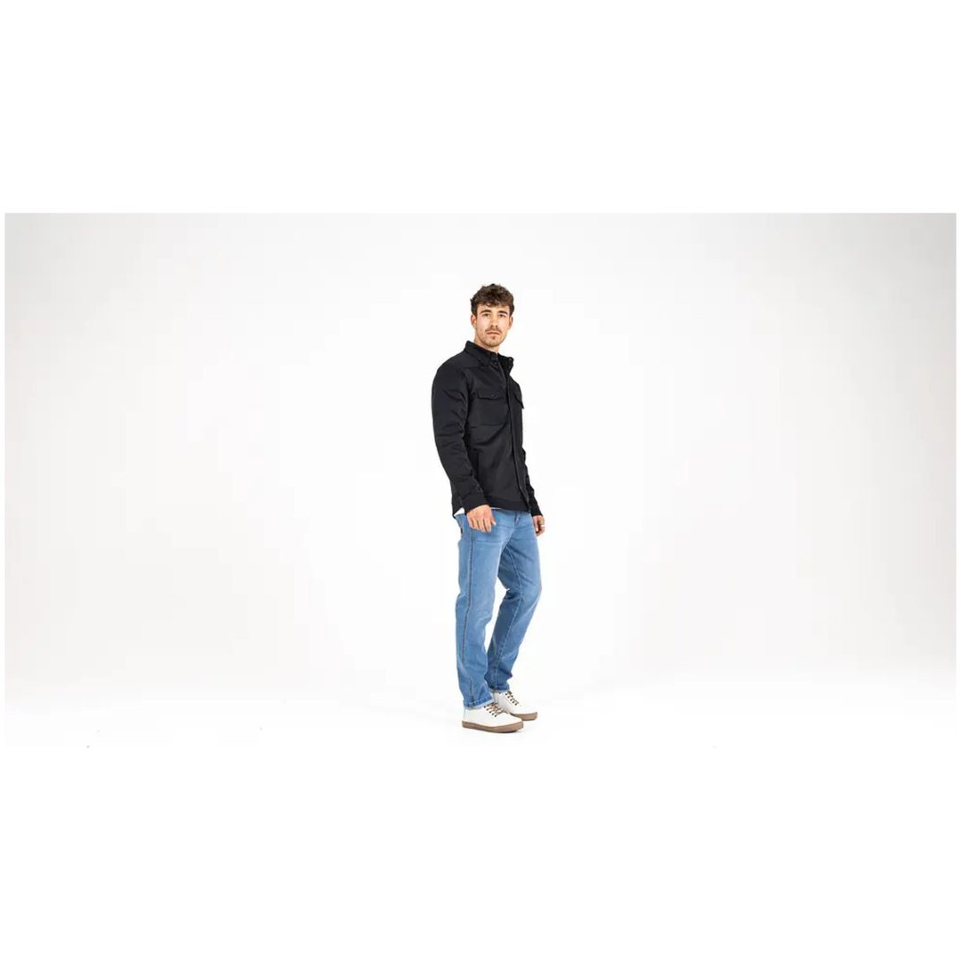 MC-Jacka Aero Mesh Textil Svart JOHN DOE Small – bild 5