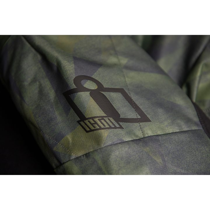 MC-Jacka Airform Battlescar CE Grön ICON Small – bild 14