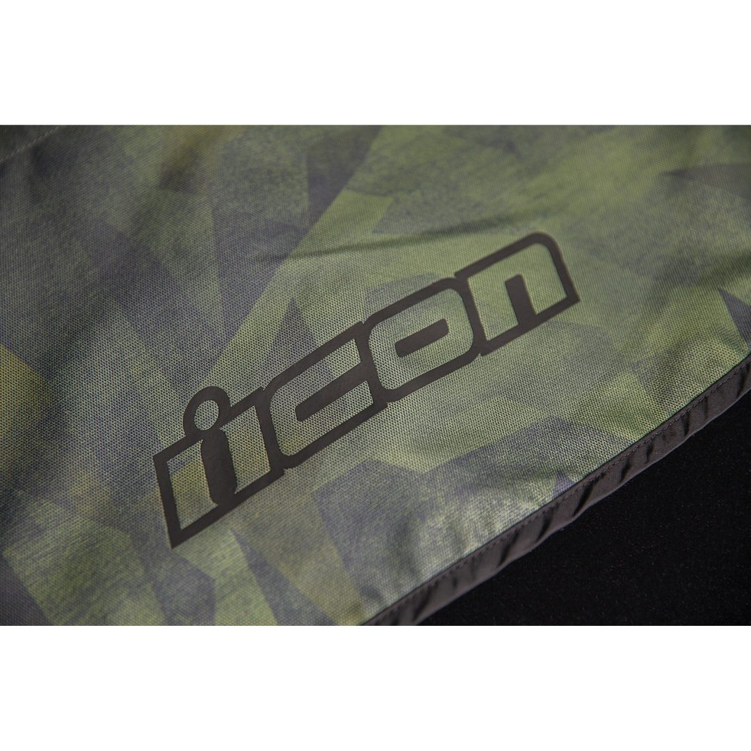 MC-Jacka Airform Battlescar CE Grön ICON Small – bild 13