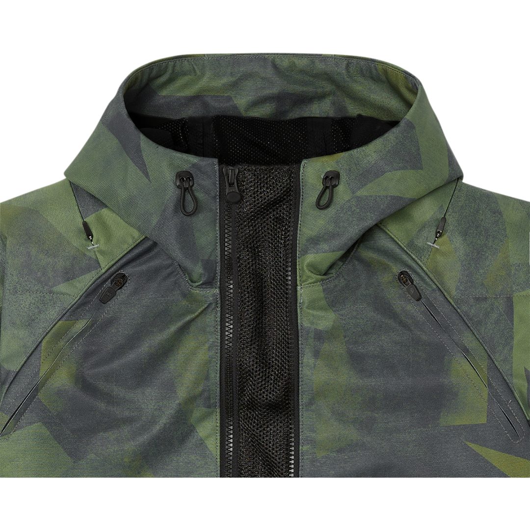 MC-Jacka Airform Battlescar CE Grön ICON Small – bild 11