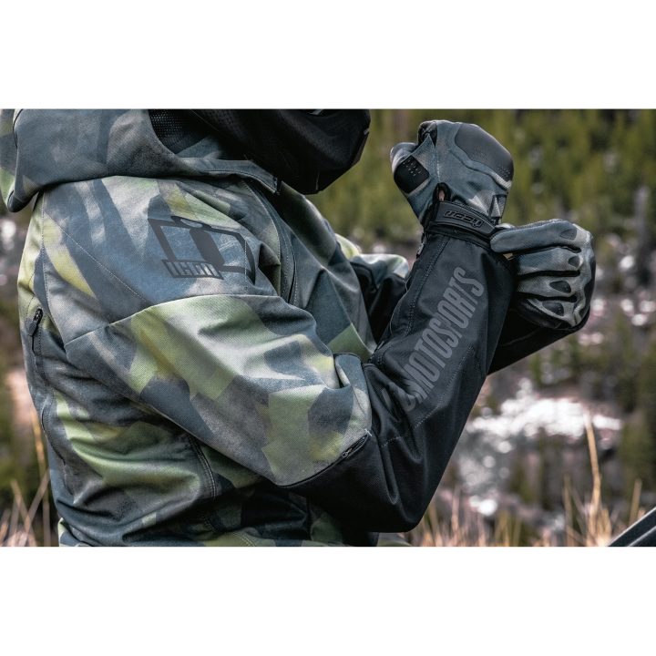 MC-Jacka Airform Battlescar CE Grön ICON Small – bild 8