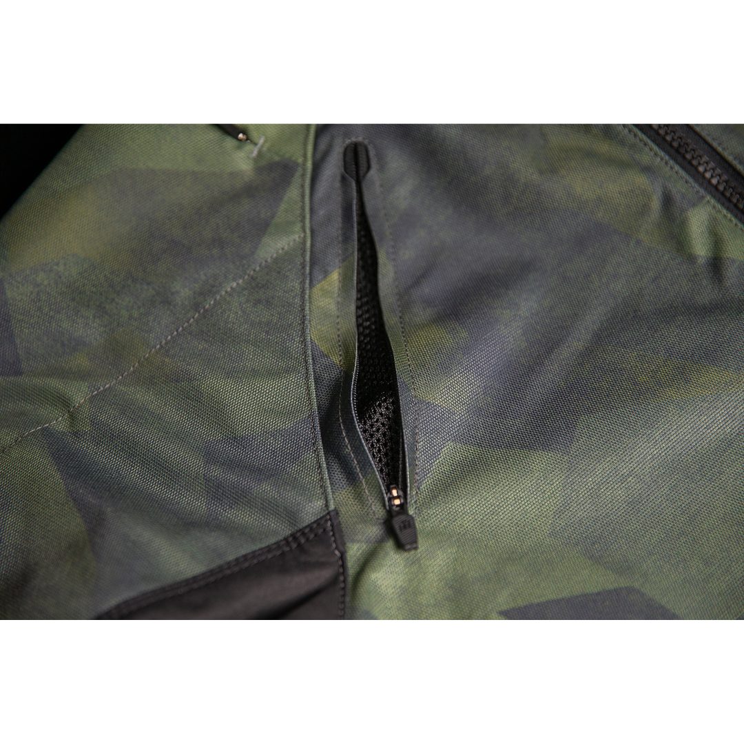 MC-Jacka Airform Battlescar CE Grön ICON Small – bild 4