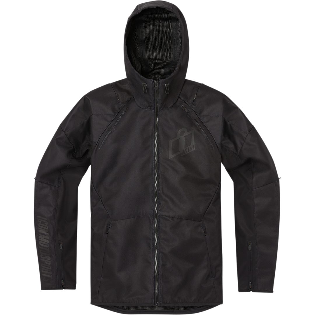 MC-Jacka Airform CE Svart ICON Small
