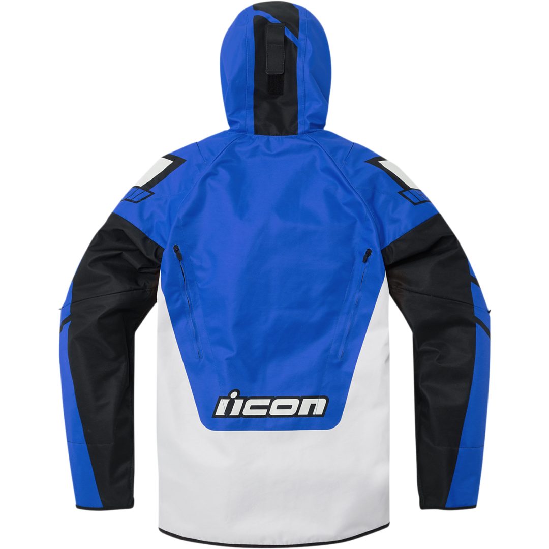 MC-Jacka Airform Retro CE Blå ICON Small – bild 3
