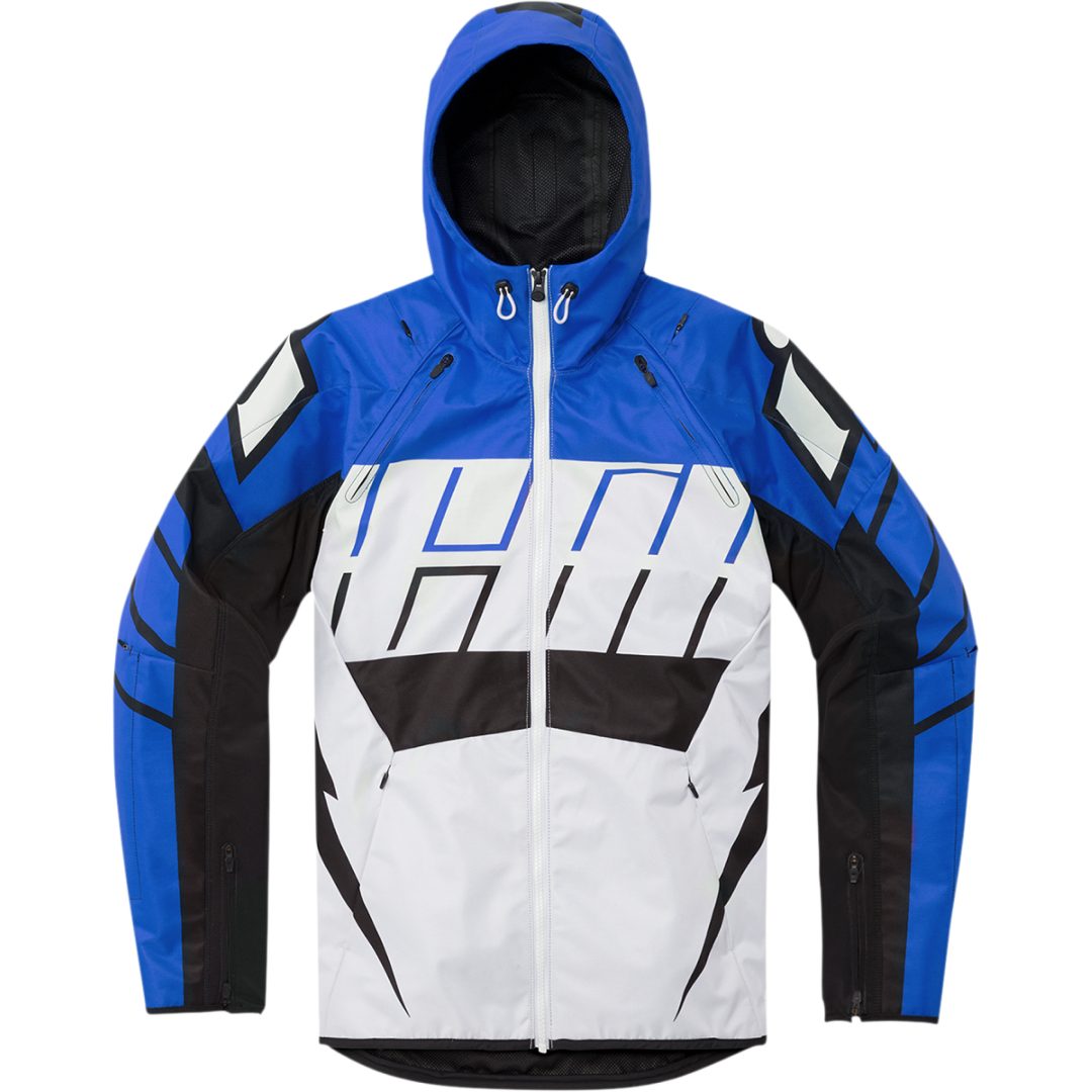 MC-Jacka Airform Retro CE Blå ICON Small