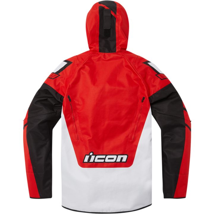 MC-Jacka Airform Retro CE Röd ICON Small – bild 11