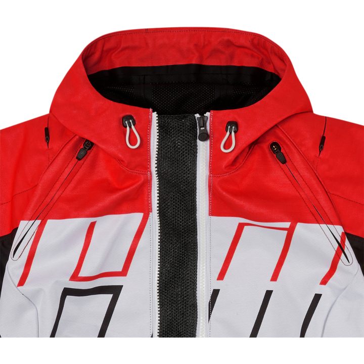 MC-Jacka Airform Retro CE Röd ICON Small – bild 2