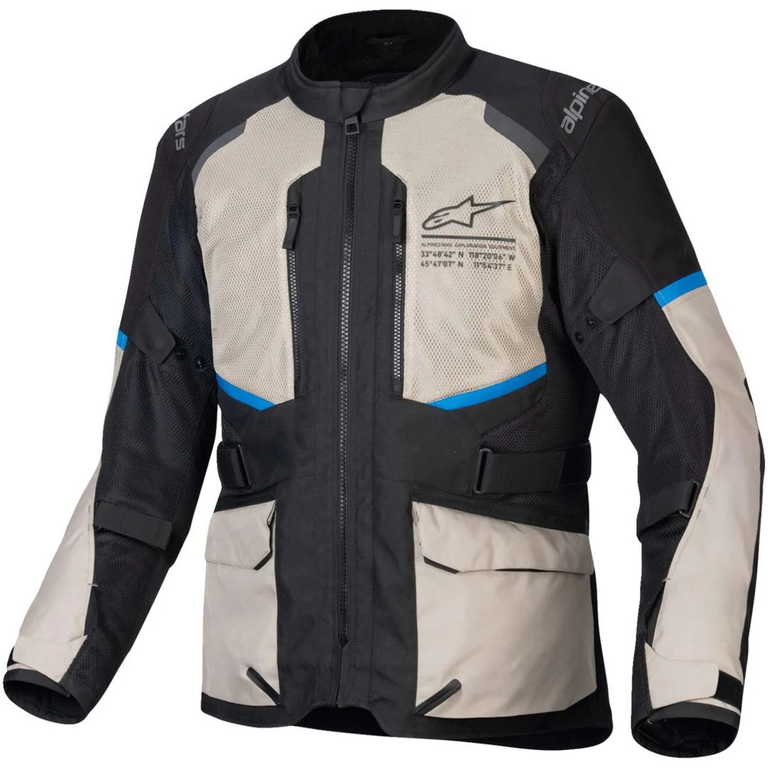 MC-Jacka Andes Air Textil Grå ALPINESTARS Small