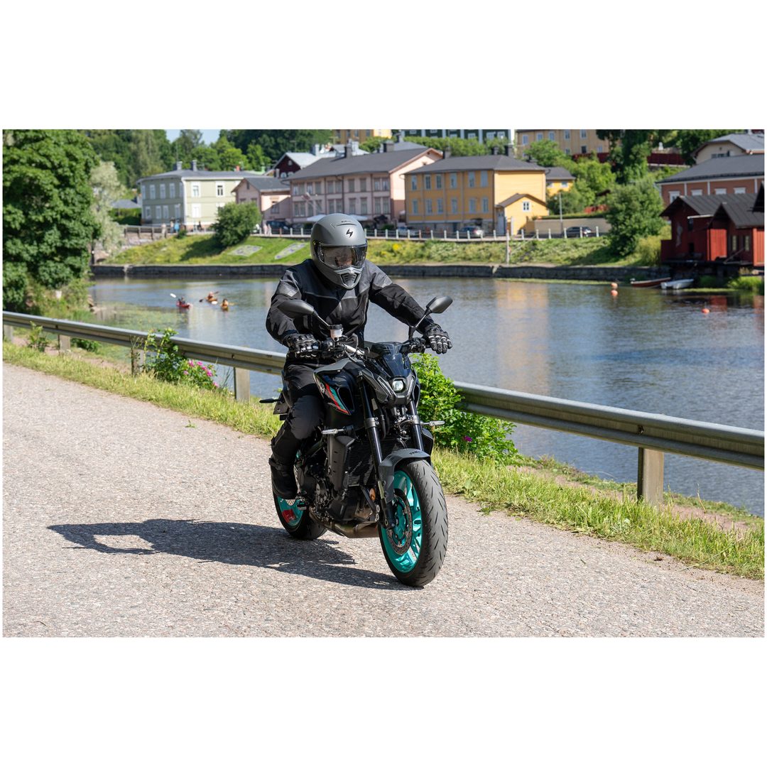 MC-Jacka Bydalen Textil Svart/Grå Lindstrands 46 – bild 6