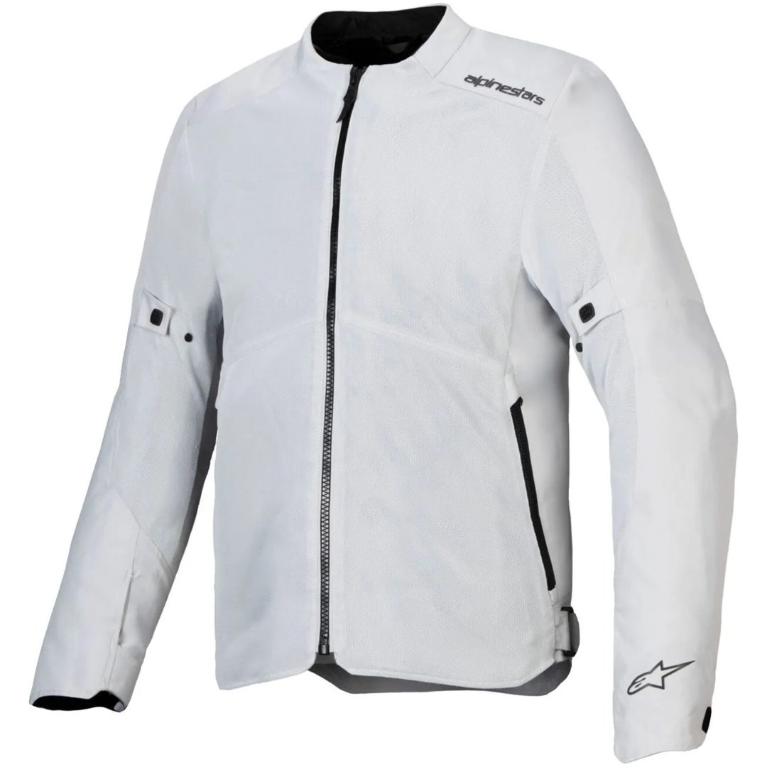 MC-Jacka C-1 Air Textil Silver ALPINESTARS XXL