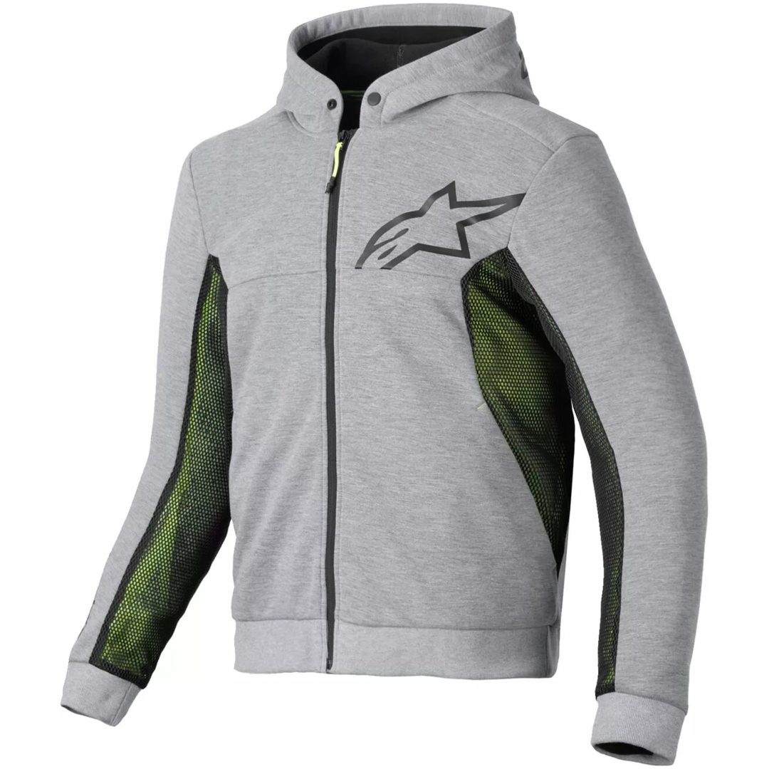 MC-Jacka Chrome Air Sport Fleece Grå ALPINESTARS Small