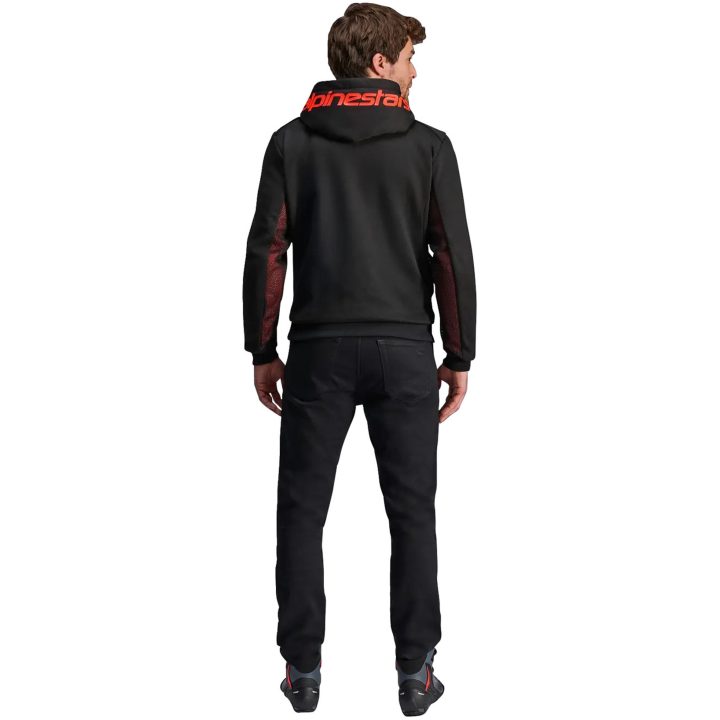 MC-Jacka Chrome Air Sport Fleece Svart/Röd ALPINESTARS XL – bild 5