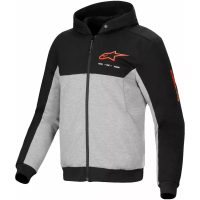 MC-Jacka Chrome V2 Sport Fleece Grå/Röd ALPINESTARS
