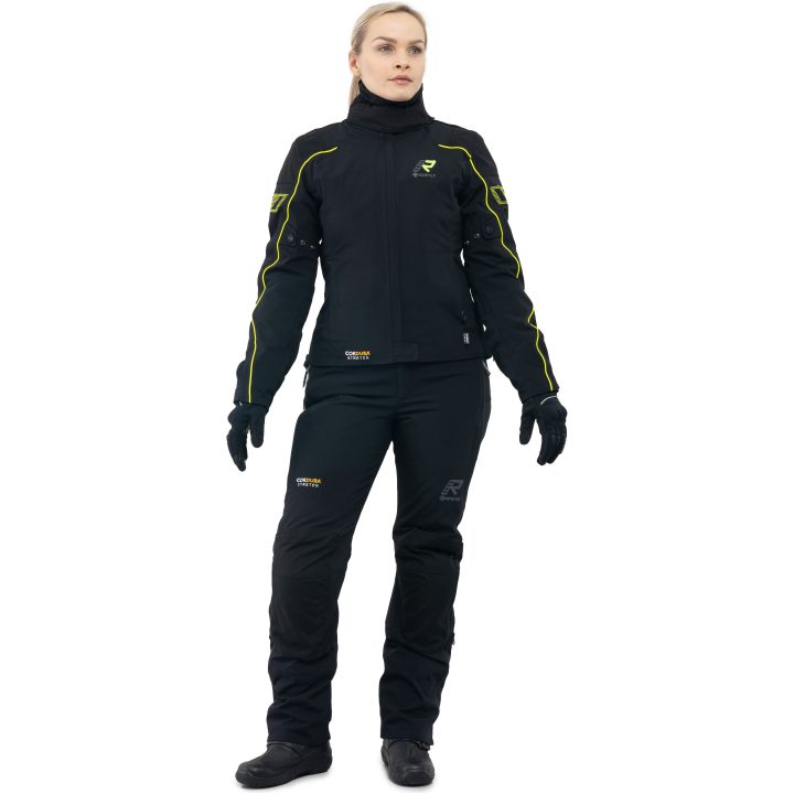MC-Jacka Comforina Svart/Gul Rukka 40 – bild 3