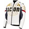 MC-Jacka Contra3™ Rizz Rizz Läder Brun/Vit ICON XL – miniatyr 1