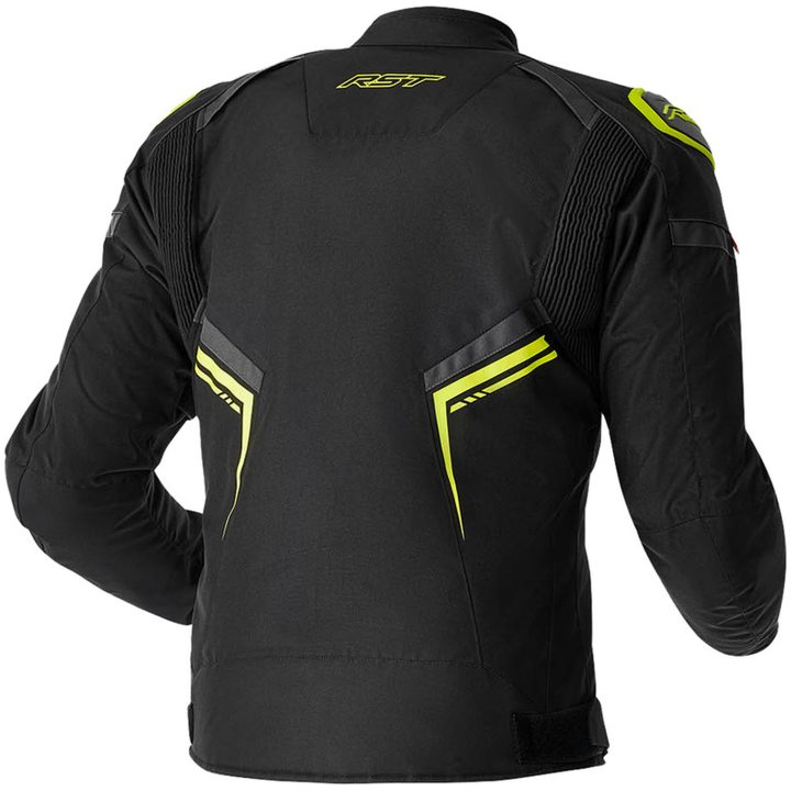 MC-Jacka D3O Textil Svart Neongul RST s – bild 3