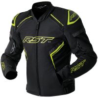 MC-Jacka D3O Textil Svart Neongul RST