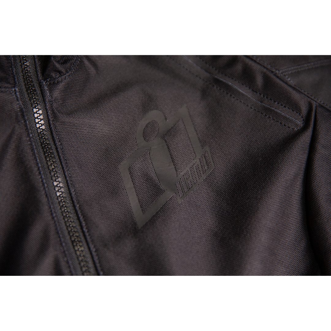 MC-Jacka Dam Airform CE Svart ICON XS – bild 8