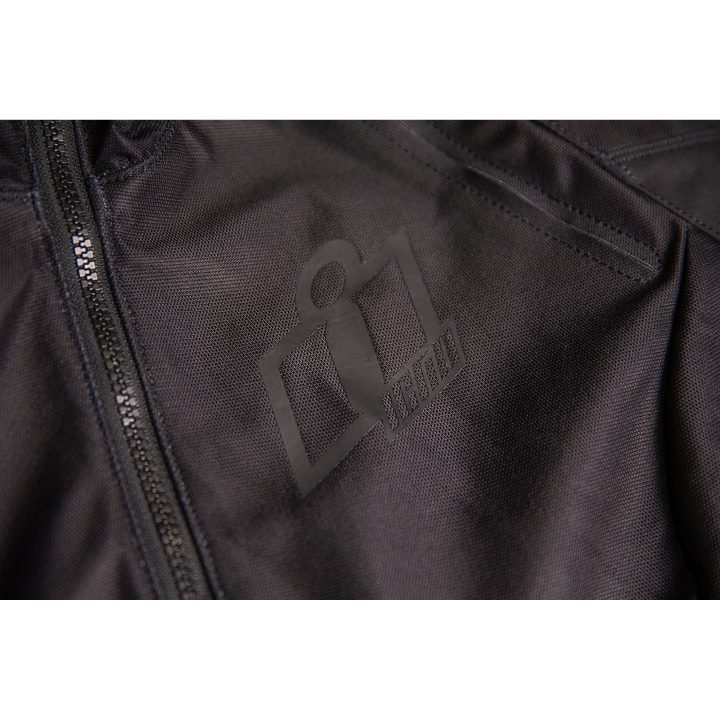 MC-Jacka Dam Airform CE Svart ICON XS – bild 8