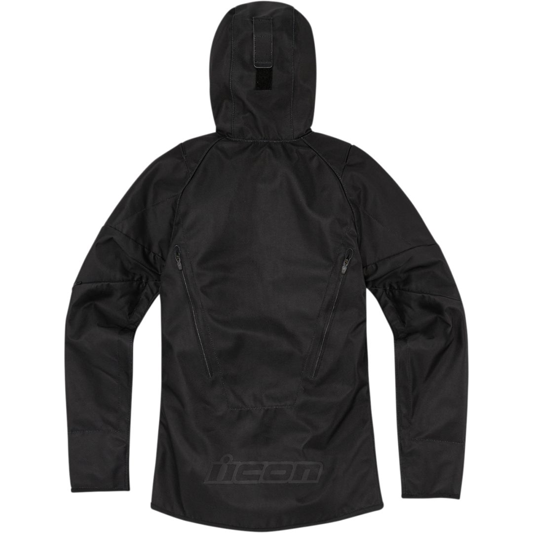 MC-Jacka Dam Airform CE Svart ICON XS – bild 3