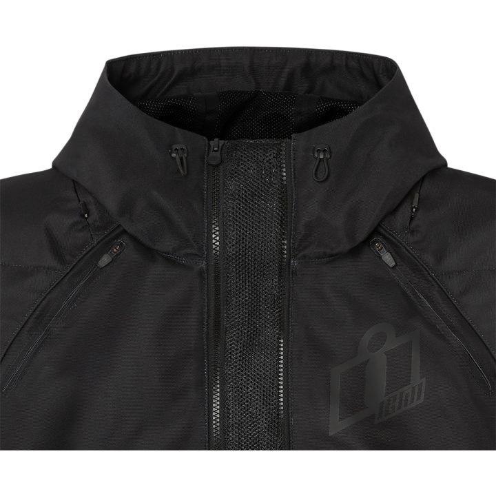 MC-Jacka Dam Airform CE Svart ICON XS – bild 2