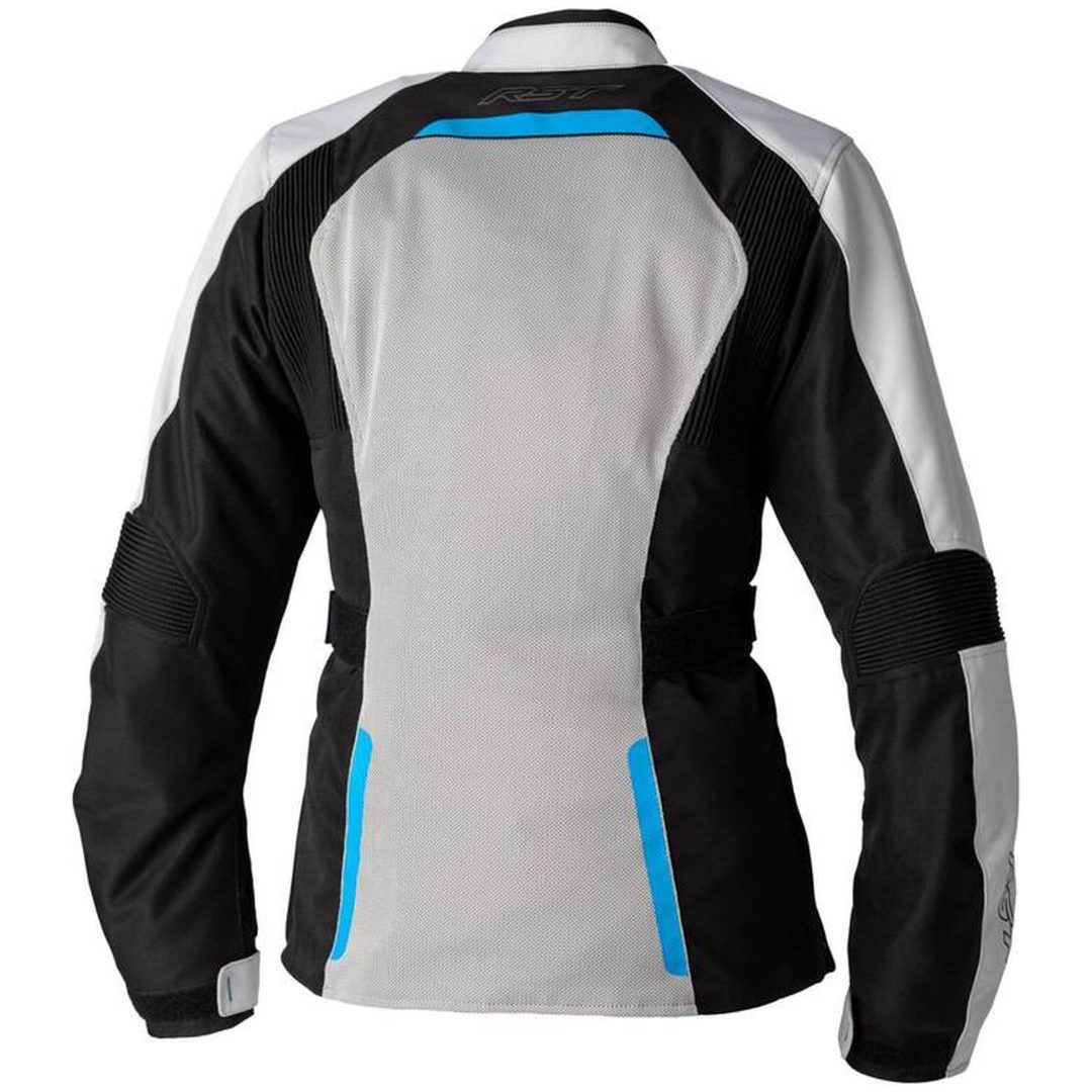 MC-Jacka Dam Ava Mesh CE Silver/Svart/Blå RST XS – bild 2