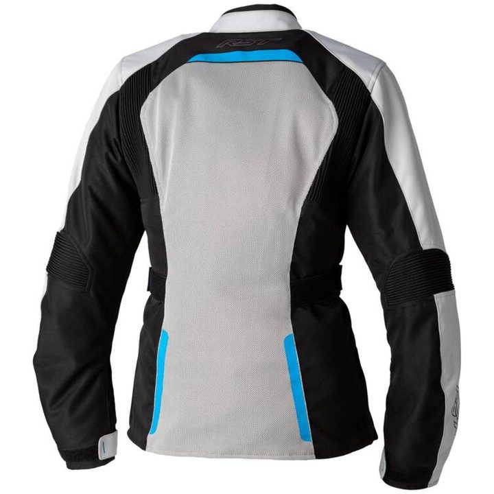 MC-Jacka Dam Ava Mesh CE Silver/Svart/Blå RST XS – bild 2