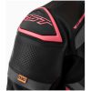 MC-Jacka Dam D3O Läder Svart Rosa RST XS – miniatyr 4