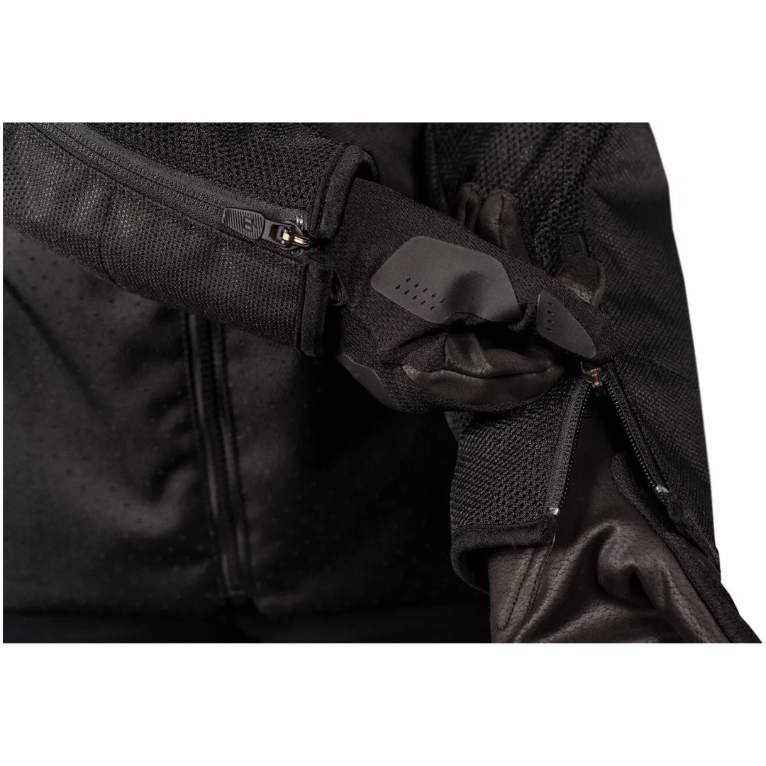 MC-Jacka Dam Hooligan CE Sport Svart ICON Small – bild 7