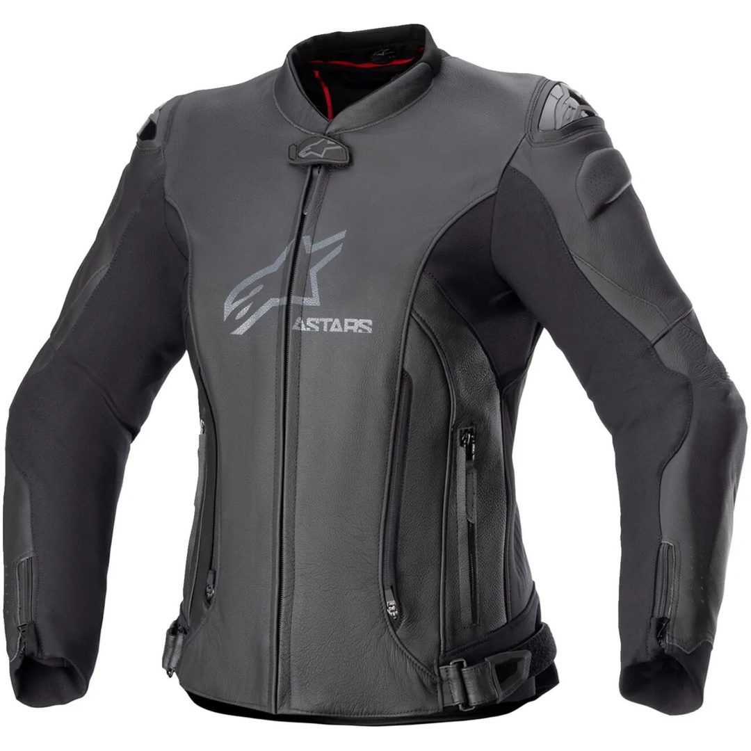 Mc-jacka Dam Läder Gp+r V4 Svart ALPINESTARS 46