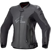 Mc-jacka Dam Läder Gp+r V4 Svart ALPINESTARS