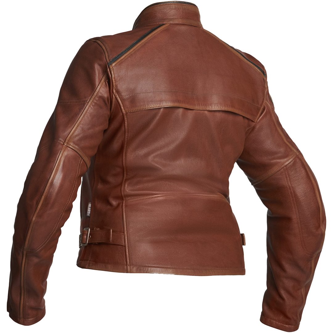MC-Jacka Dam Läder Nyvall Cognac Halvarssons 38 – bild 2