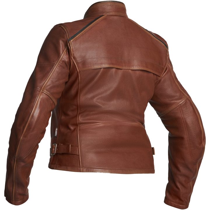 MC-Jacka Dam Läder Nyvall Cognac Halvarssons 38 – bild 2