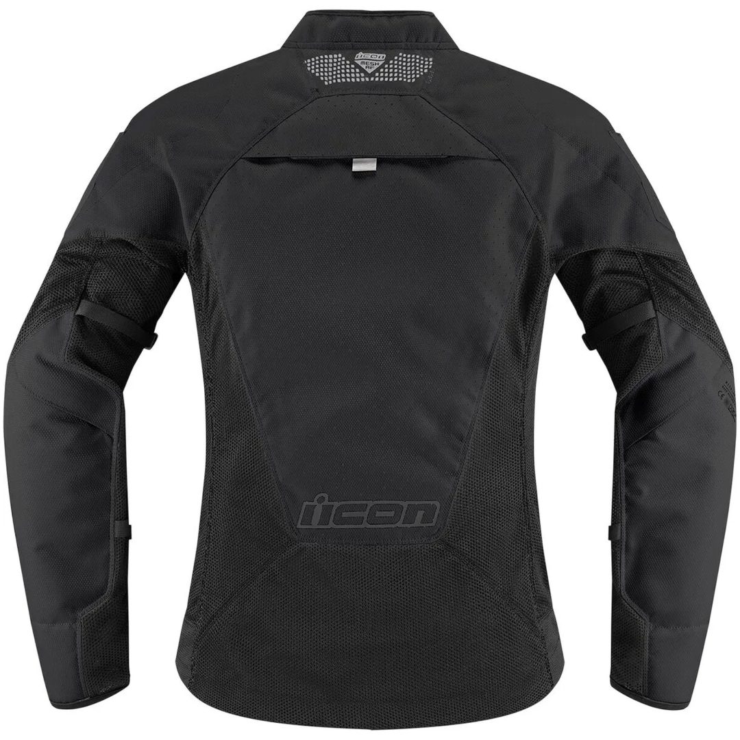 MC-Jacka Dam Mesh AF CE Sport Svart ICON XS – bild 8