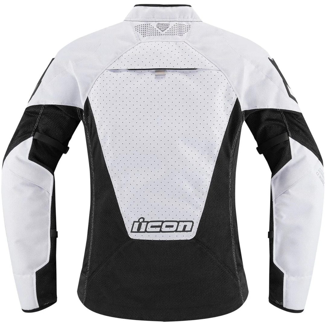 MC-Jacka Dam Mesh AF CE Sport Vit ICON Large – bild 4
