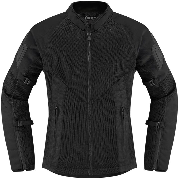 MC-Jacka Dam Mesh AF CE Svart ICON Medium – bild 2