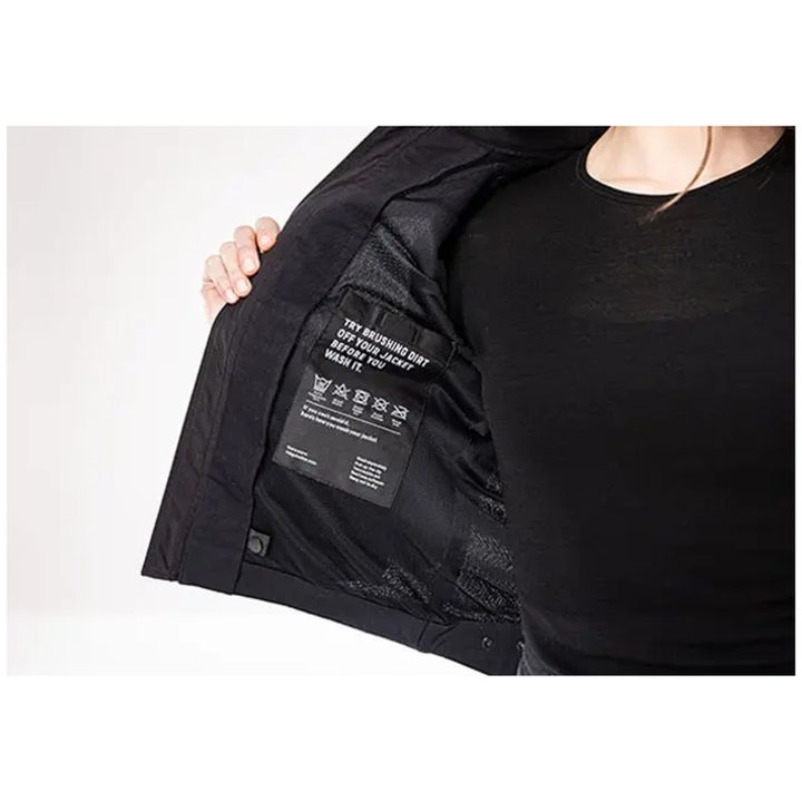 MC-Jacka Dam Mesh Svart Textil JOHN DOE Small – bild 5